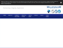 Tablet Screenshot of millenniumglobal.com